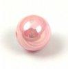 Tekla akril goly gyngy - Pink Iris - 19-20mm