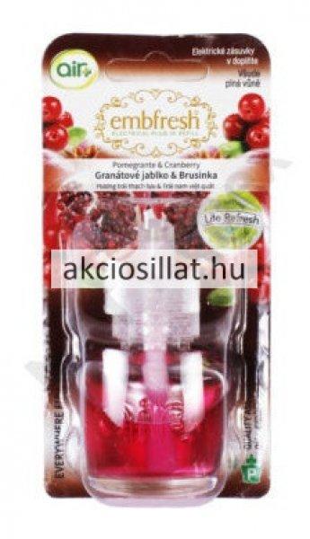 Embfresh Air+ Elektromos illatosító utántöltő Pomegrante & Cranberry 19ml