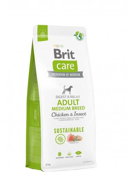 Brit Care ADULT - Medium breed Chicken & Insect 12 kg