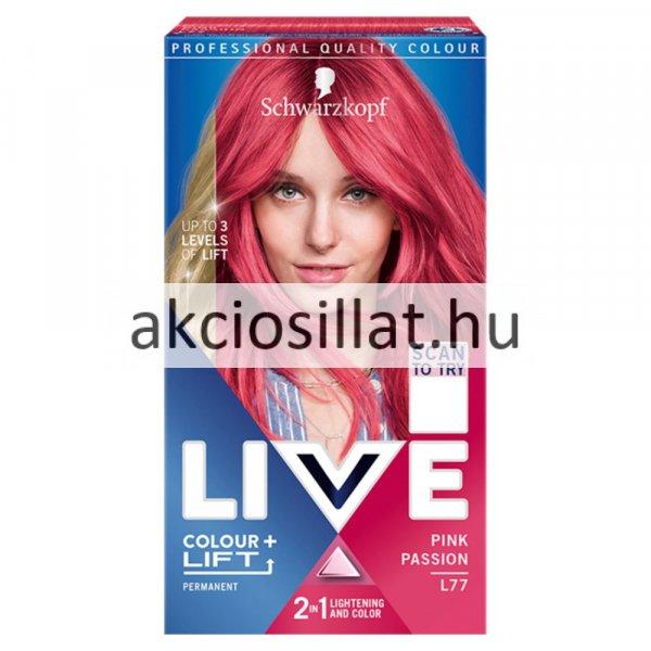 Schwarzkopf Live Color hajfesték L77 Pink szenvedély