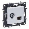 Legrand Nilo Step "F" tpus TV aljzat + RJ45 Cat