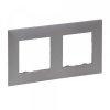 Legrand Nilo Step kettes keret, grafit szrke, Legrand 8634