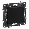 Legrand Nilo Step egyplus kapcsol, 10AX, fekete, Legrand