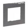 Legrand Nilo Step egyes keret, csiszolt szrke, Legrand 863