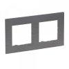 Legrand Nilo Step kettes keret, csiszolt szrke, Legrand 86