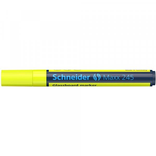 Üvegtábla marker 1-3mm, Schneider Maxx 245 sárga