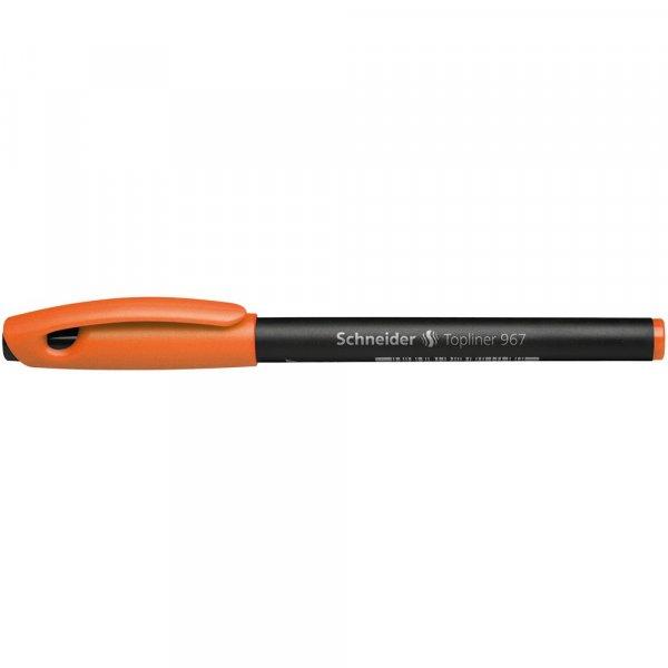 Rostirón, tűfilc 0,4mm, Schneider TopLiner 967 narancssárga