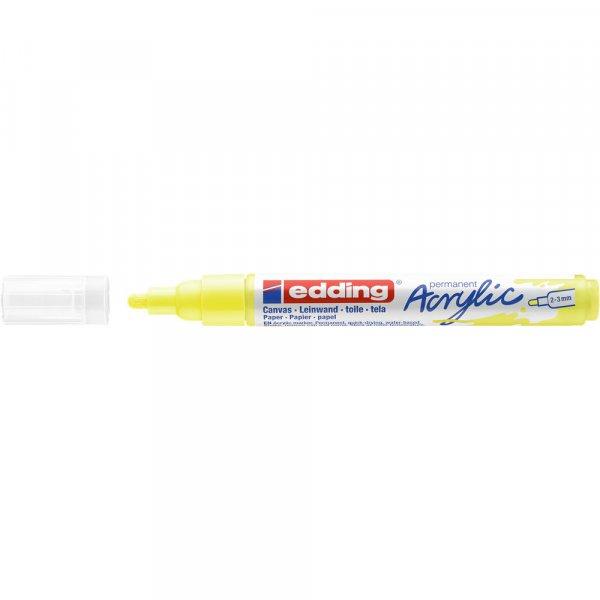 Akril marker 2-3mm, Edding 5100 neon citromsárga