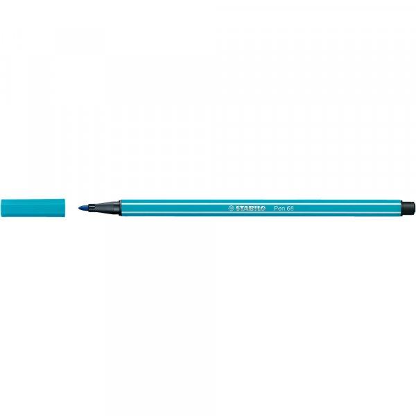 Rostirón, filctoll 1mm, M STABILO Pen 68 világoskék