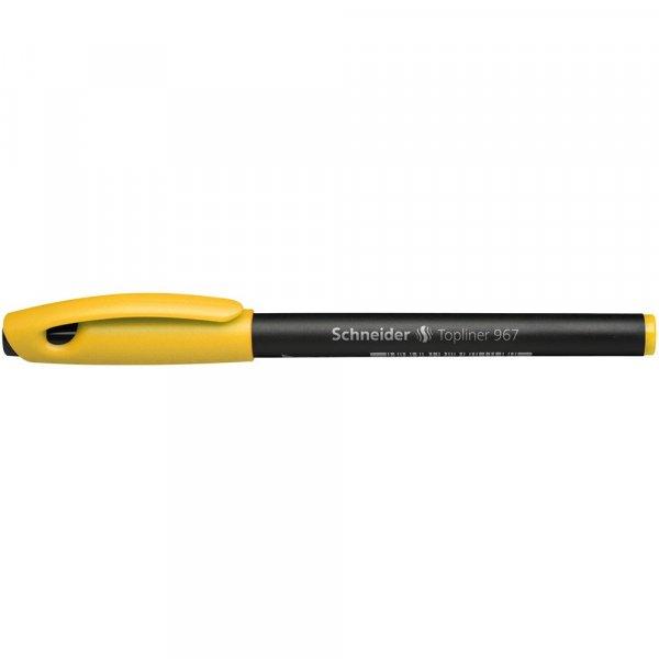 Rostirón, tűfilc 0,4mm, Schneider TopLiner 967 sárga