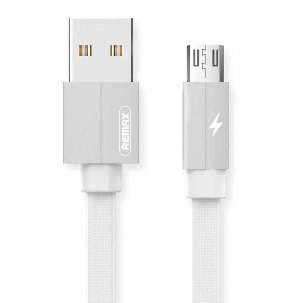 USB Micro Remax Kerolla kábel, 1m (fehér)