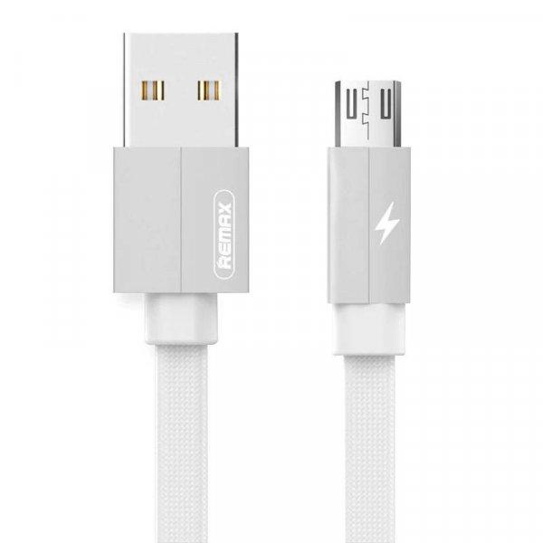 USB Micro Remax Kerolla kábel, 2m (fehér)