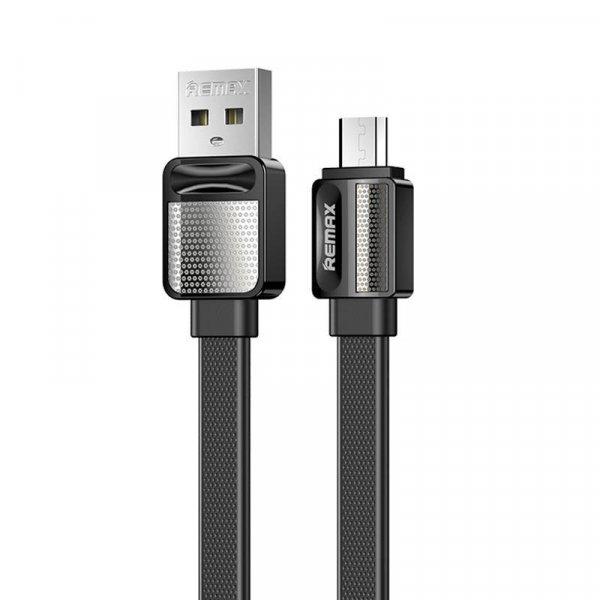 USB Micro Remax Platinum Pro kábel, 1m (fekete)
