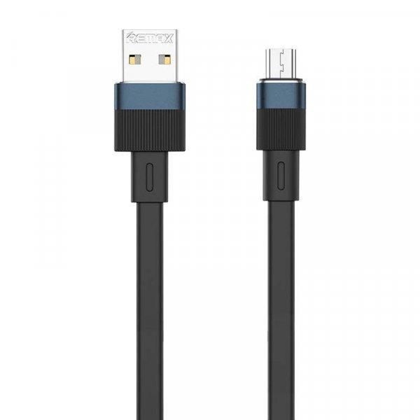 Kábel USB-micro USB Remax Flushing, RC-C001, 1m (fekete)