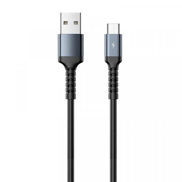 Kábel USB-mikro USB Remax Kayla II,, RC-C008, 1m (fekete)