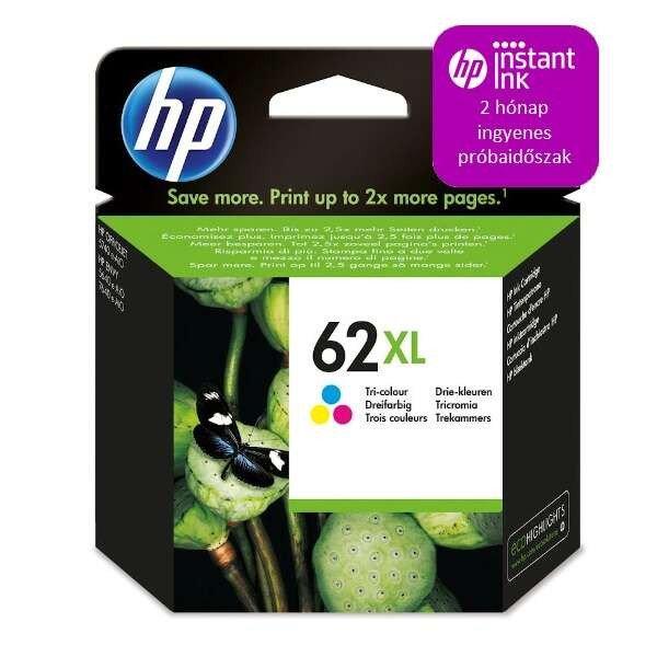 HP C2P07AE nagy kapacitású tintapatron háromszínű (62XL)