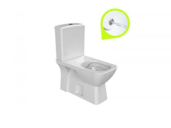 CeraStyle DURU monoblokk WC - BEÉPÍTETT bidé funkcióval -csaptelep nélkül
-perem nélküli -mély öbl.