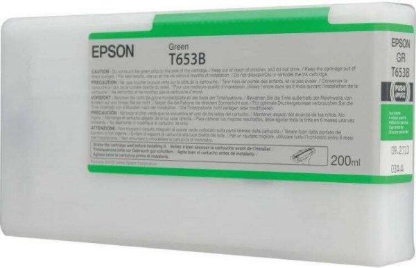 Epson T653B tintapatron zöld 200ml (C13T653B00)