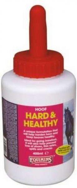 Equimins Hard & Healthy Hoof Hardener - Pataerősítő, pataápoló (Kefével
együtt) 400 ml