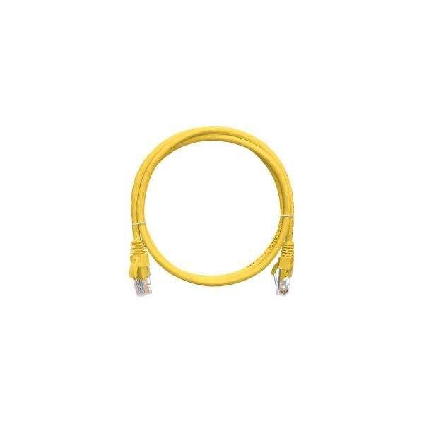 Nikomax patch kábel UTP, CAT5e, LSZH, 20m, sárga (NMC-PC4UD55B-200-C-YL)