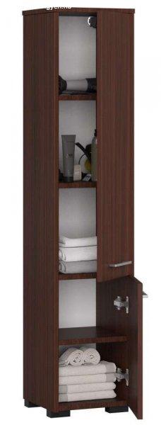 Fürdőszobai álló szekrény 140 cm - Akord Furniture FIN2D - wenge
