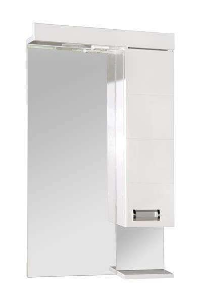 Viva Style SZQUARE 75 Tükrös fürdőszobai szekrény - JOBBOS szekrénnyel -75
x 97 x 15 cm