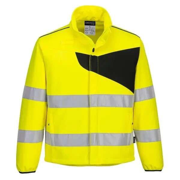 PW275 Portwest Jólláthatósági Hi-Vis Softshell Munkavédelmi kabát
Narancs/Fekete és Sárga/Fekete