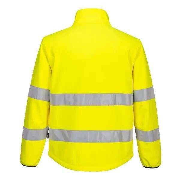 PW275 Portwest Jólláthatósági Hi-Vis Softshell Munkavédelmi kabát
Sárga/Fekete M