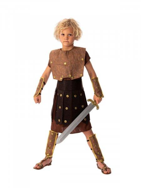 Deluxe római harcos jelmez fiúnak 5-6 év 104-116 cm