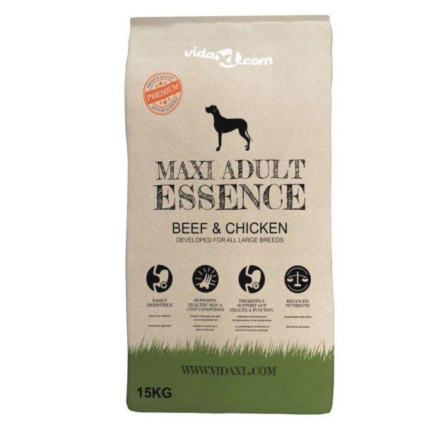 2 db „maxi adult essence beef & chicken” prémium kutyatáp 30 kg