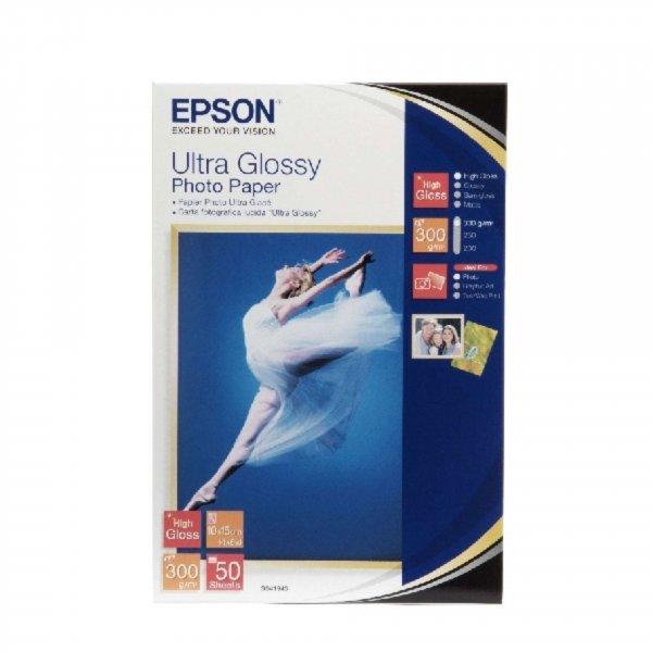 Epson Ultra fényes 10x15cm inkjet fotópapír 300gr. 50 ív S041943