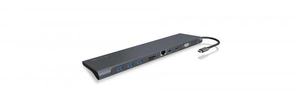Raidsonic IcyBox IB-DK2102-C USB Type-C DockingStation with a triple video
output IB-DK2102-C
