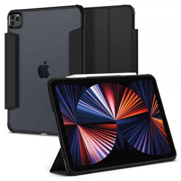 Apple iPad Pro 11 (2020/2021) Spigen Ultra Hybrid Pro ütésálló flip tablet
tok, Fekete