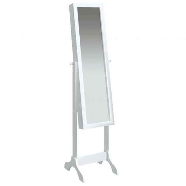 Fehér szabadon álló tükör 34 x 37 x 146 cm