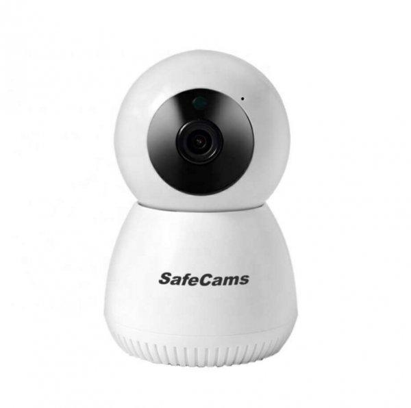 SafeCams vezeték nélküli babafigyelő kamera, 3MP FullHD, baba audió-videó
megfigyelés, éjszakai látás, audio-videó, kétirányú hang, Push to Talk,
mozgásérzékelő, könnyű felszerelhetőség, fehér színű