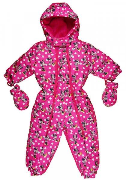Disney Minnie baba kapucnis overall kesztyűvel 68-74 pink