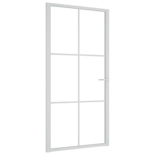 Fehér esg üveg és alumínium beltéri ajtó 102,5 x 201,5 cm