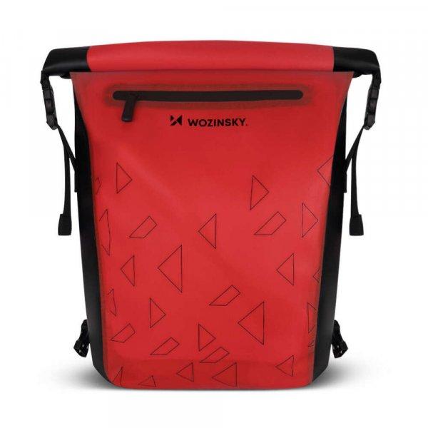 Wozinsky csomagtartóra szerelhető kerékpáros táska és hátizsák, 23L -
WBB31RE, Piros