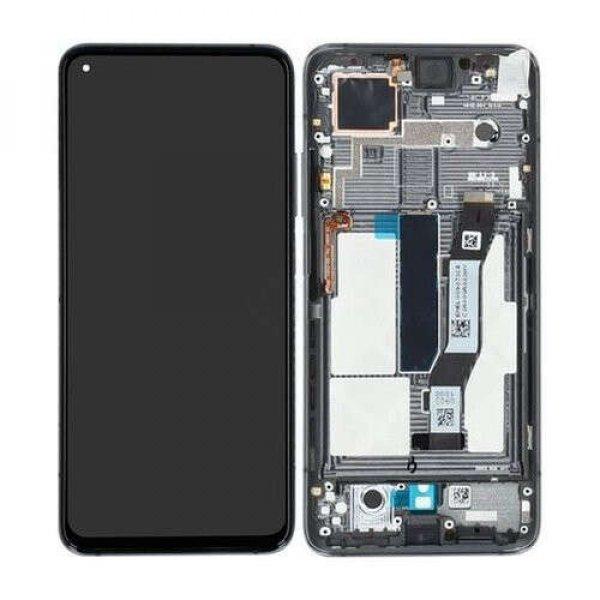 Xiaomi Mi 10T / Mi 10T Pro gyári LCD + érintőpanel fekete kerettel