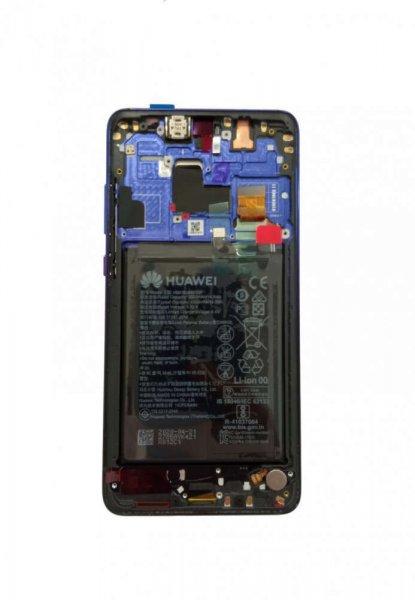Huawei Mate 20 gyári LCD + érintőpanel lila (Twilight / Purple) kerettel,
akkumulátorral