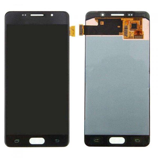 Samsung A510F Galaxy A5 2016 fekete gyári LCD+érintőpanel
