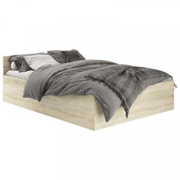 Franciaágy ágykerettel + matrac - 160 x 200 cm - Akord Furniture - sonoma
tölgy