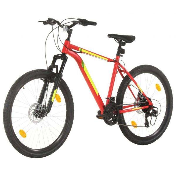 21 sebességes piros mountain bike 27,5 hüvelykes kerékkel 42 cm