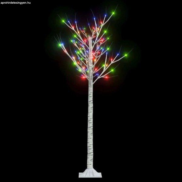 140 led-es beltéri/kültéri színes fűz karácsonyfa 1,5 m