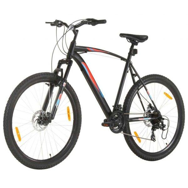 21 sebességes fekete mountain bike 29 hüvelykes kerékkel 53 cm
