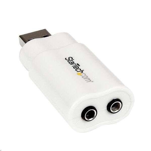 StarTech.com 2.0 USB külső hangkártya fehér (ICUSBAUDIO)