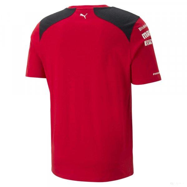 Ferrari környakú póló, Puma, csapat, piros, 2023