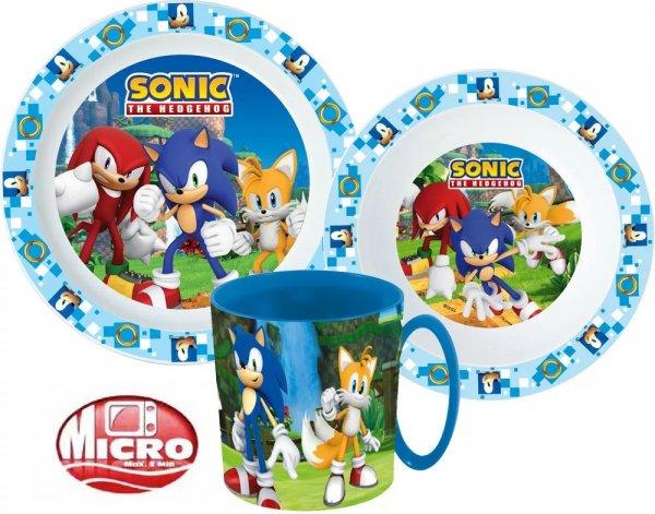 Sonic, a sündisznó micro gyerek étkészlet