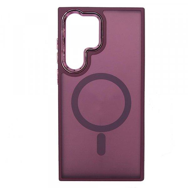 Magsafe Apple iPhone 13 Pro (6.1) TPU/PC tok (vezetéknélküli töltéshez)
lila