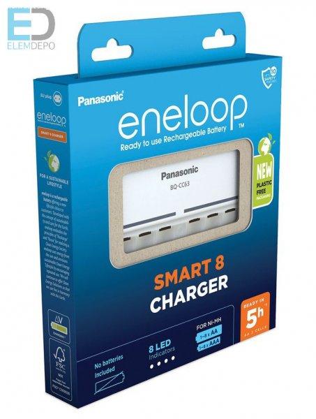 Panasonic Eneloop Smart 8 Charger ( AA és AAA töltésére 1-8 db-ig )